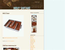 Tablet Screenshot of holyshitake.com